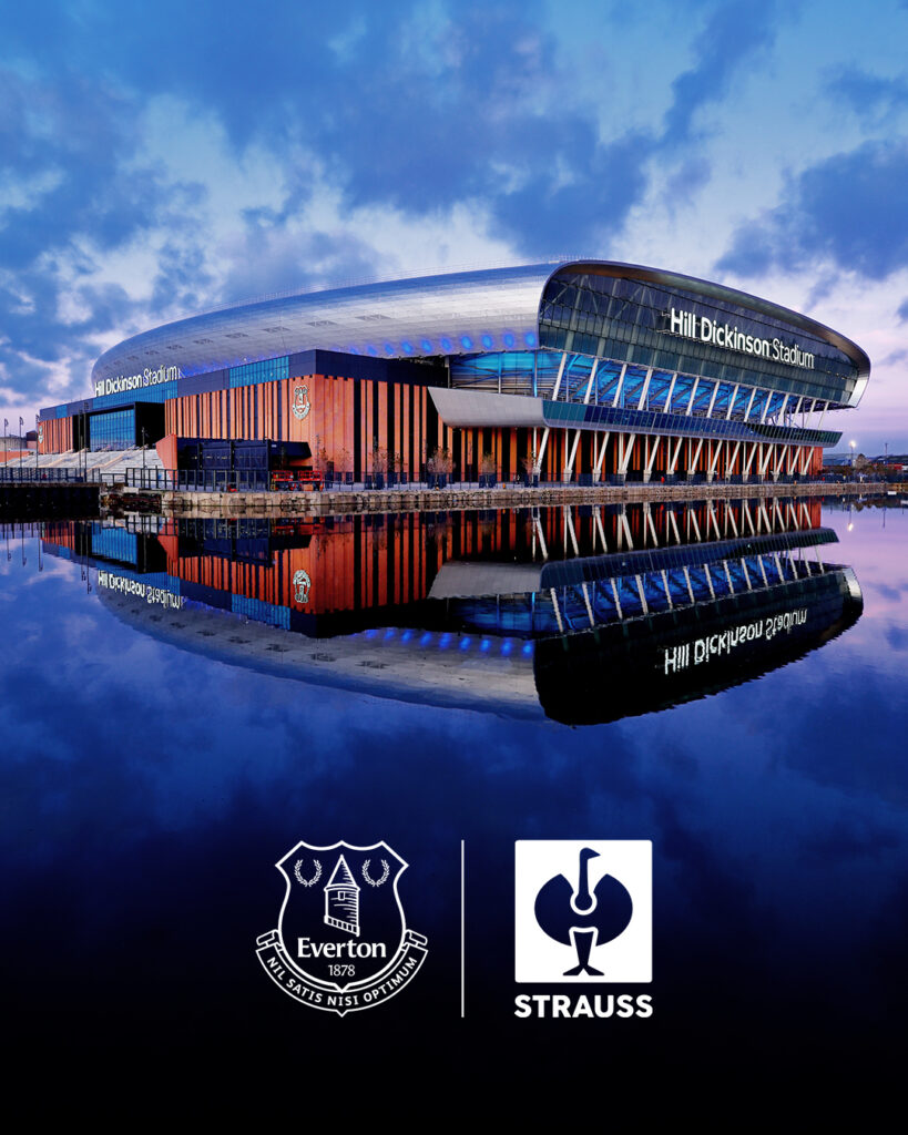 Everton Announce Strauss as First-Ever Official Workwear Partner