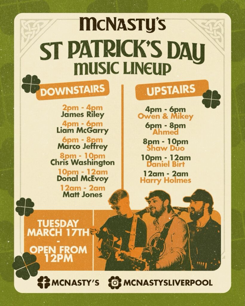Where to Celebrate St Patrick’s Day in Liverpool