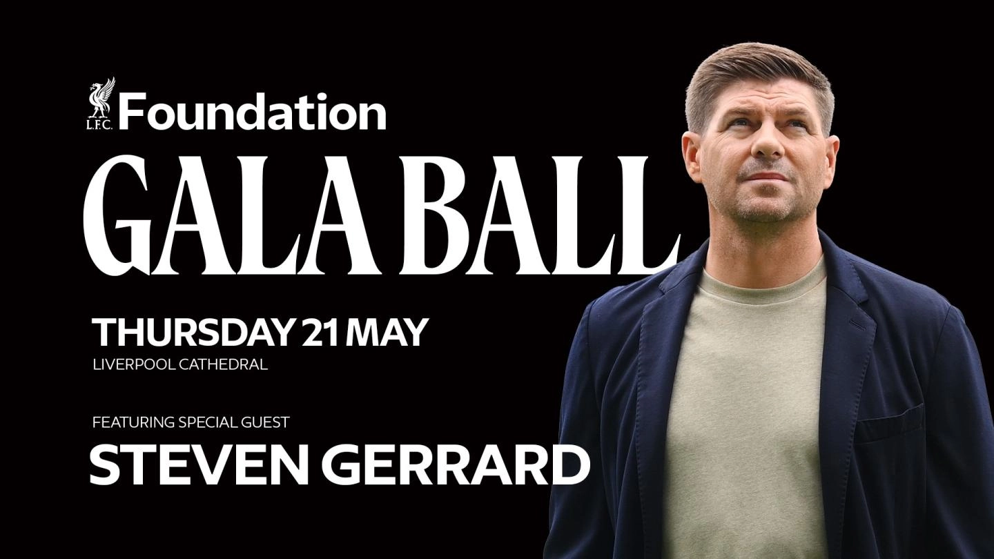 Steven Gerrard to Headline LFC Foundation Gala Ball at Liverpool Cathedral