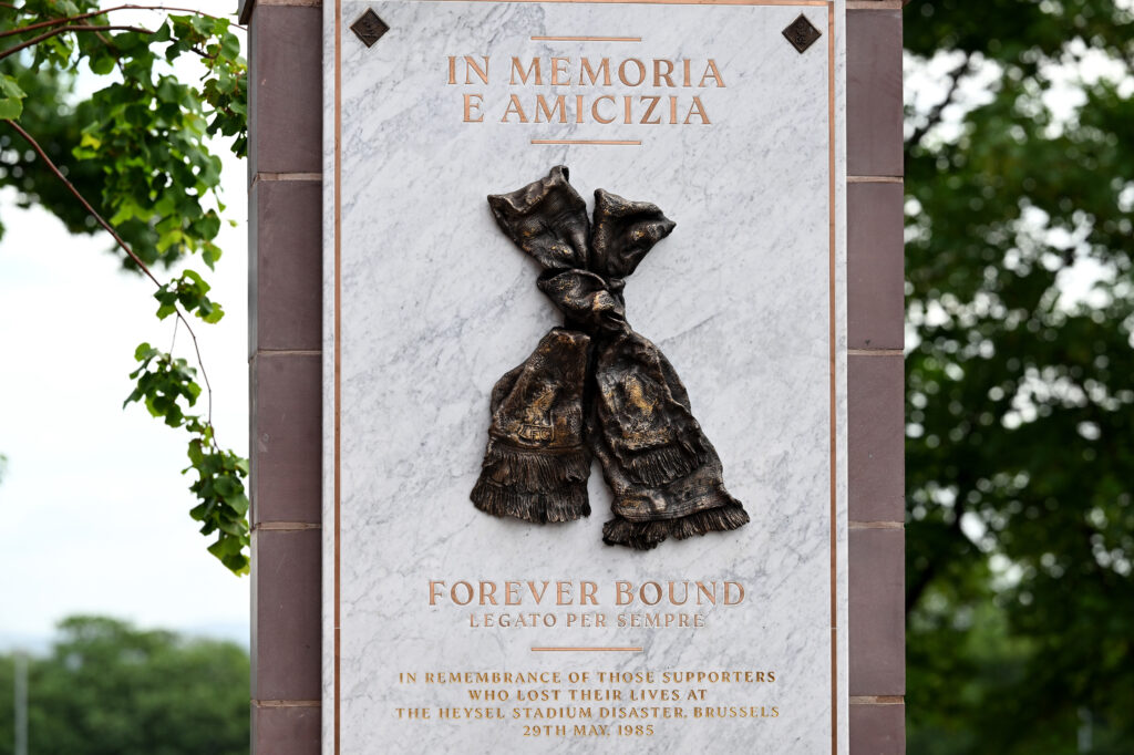 Liverpool FC Unveils New Heysel Memorial at Anfield on 41st Anniversary