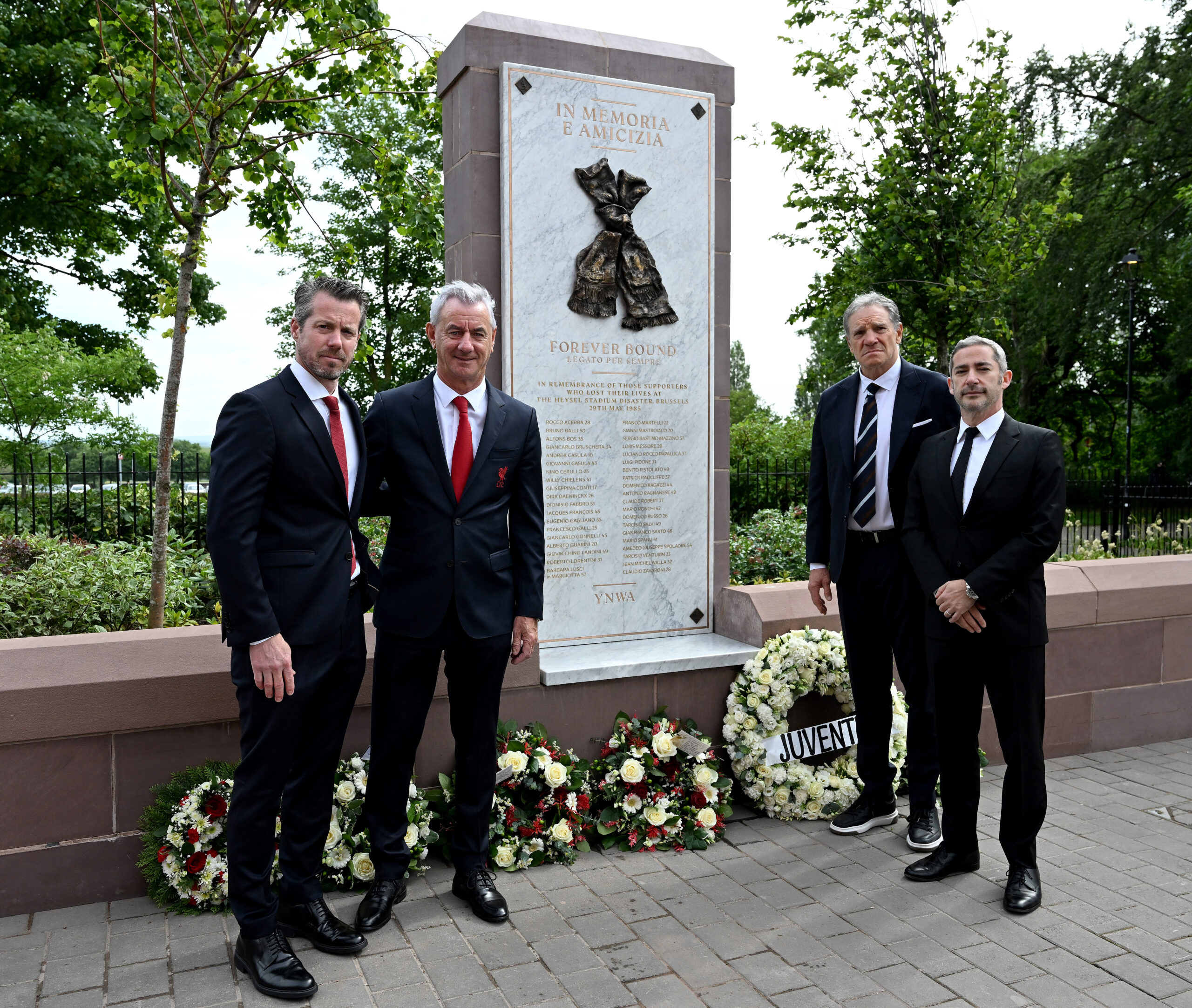 Liverpool FC Unveils New Heysel Memorial at Anfield on 41st Anniversary