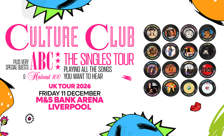 Culture Club Confirm Major December Date in Liverpool on New UK Singles Tour