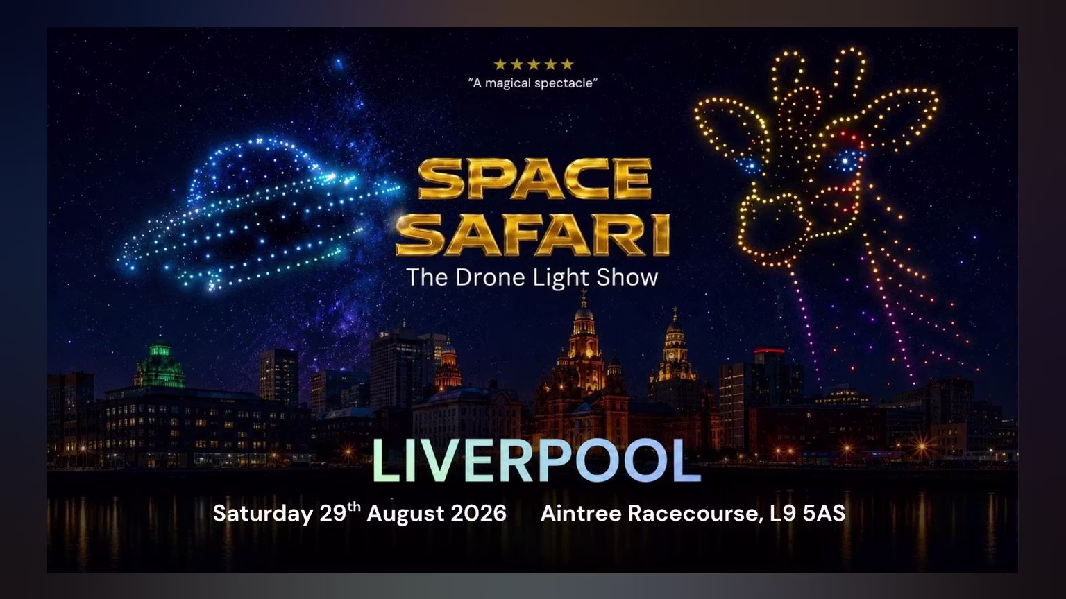 Space Safari Drone Light Show