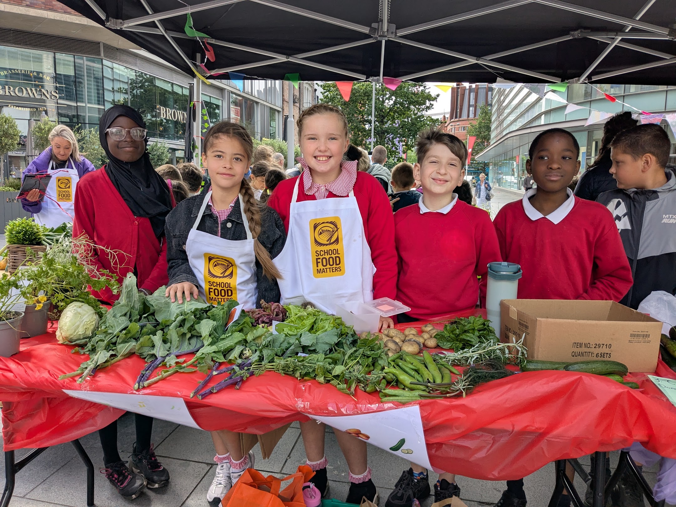 Young Marketeers Scheme Sees Local Children Run Stalls at Kirkby Market and Liverpool ONE