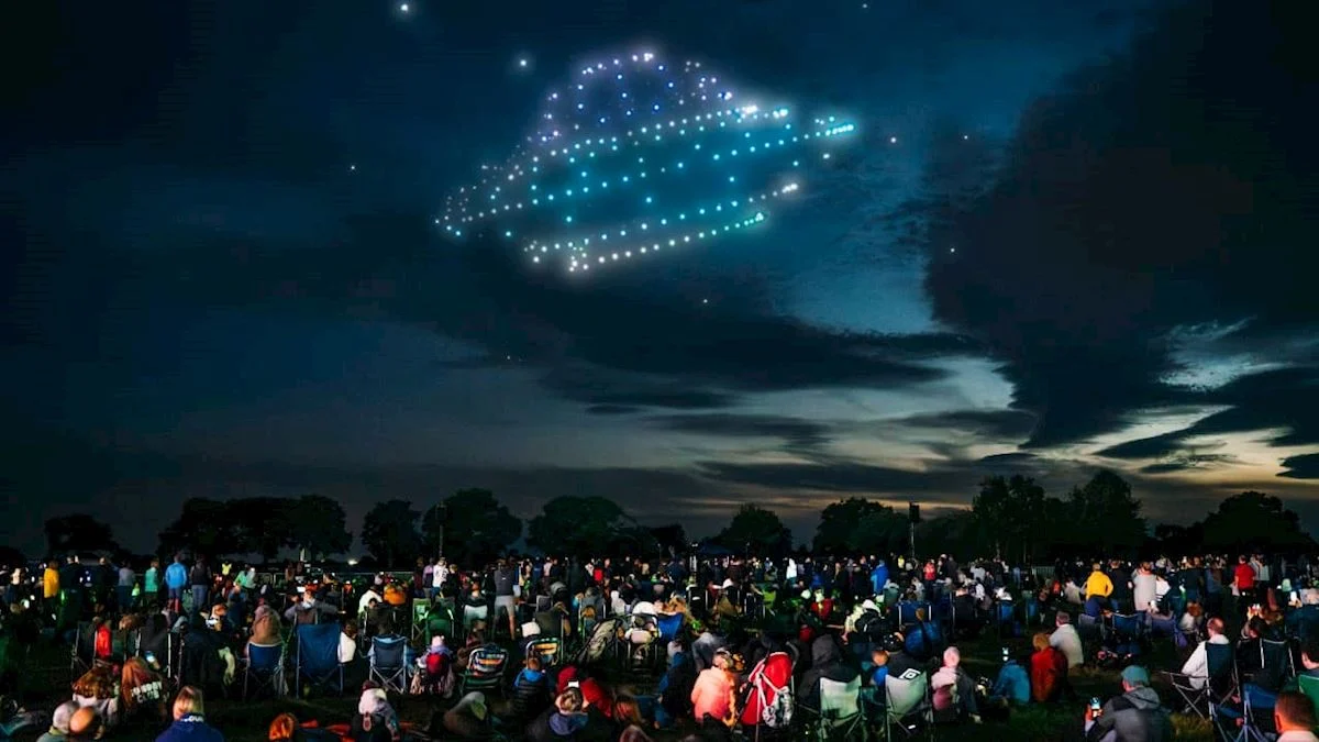 Space Safari Drone Light Show Set To Light Up Liverpool Sky This Summer