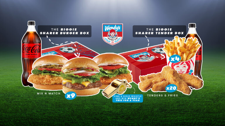 Wendy’s Brings Limited-Edition Biggie Sharer Boxes and Year of Free Food Giveaway to Liverpool