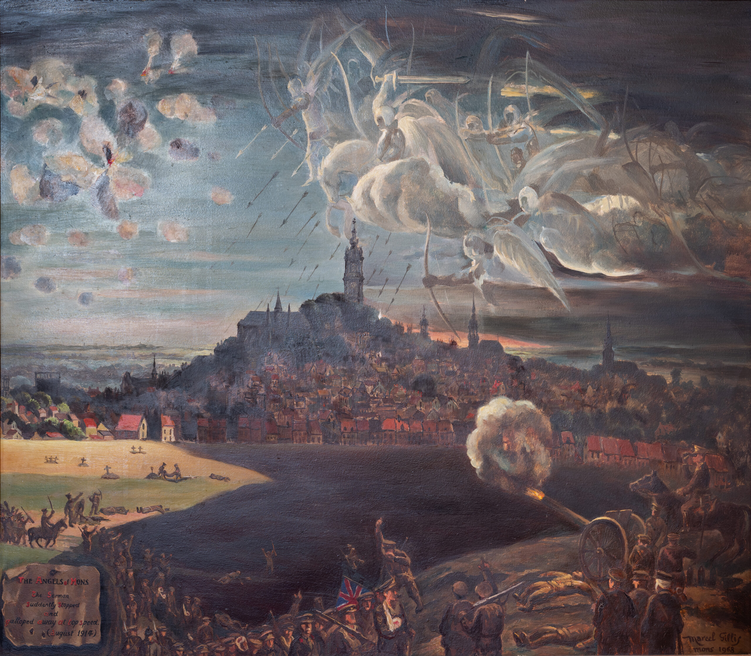 Angels of Mons painting goes on display at The Atkinson in Southport