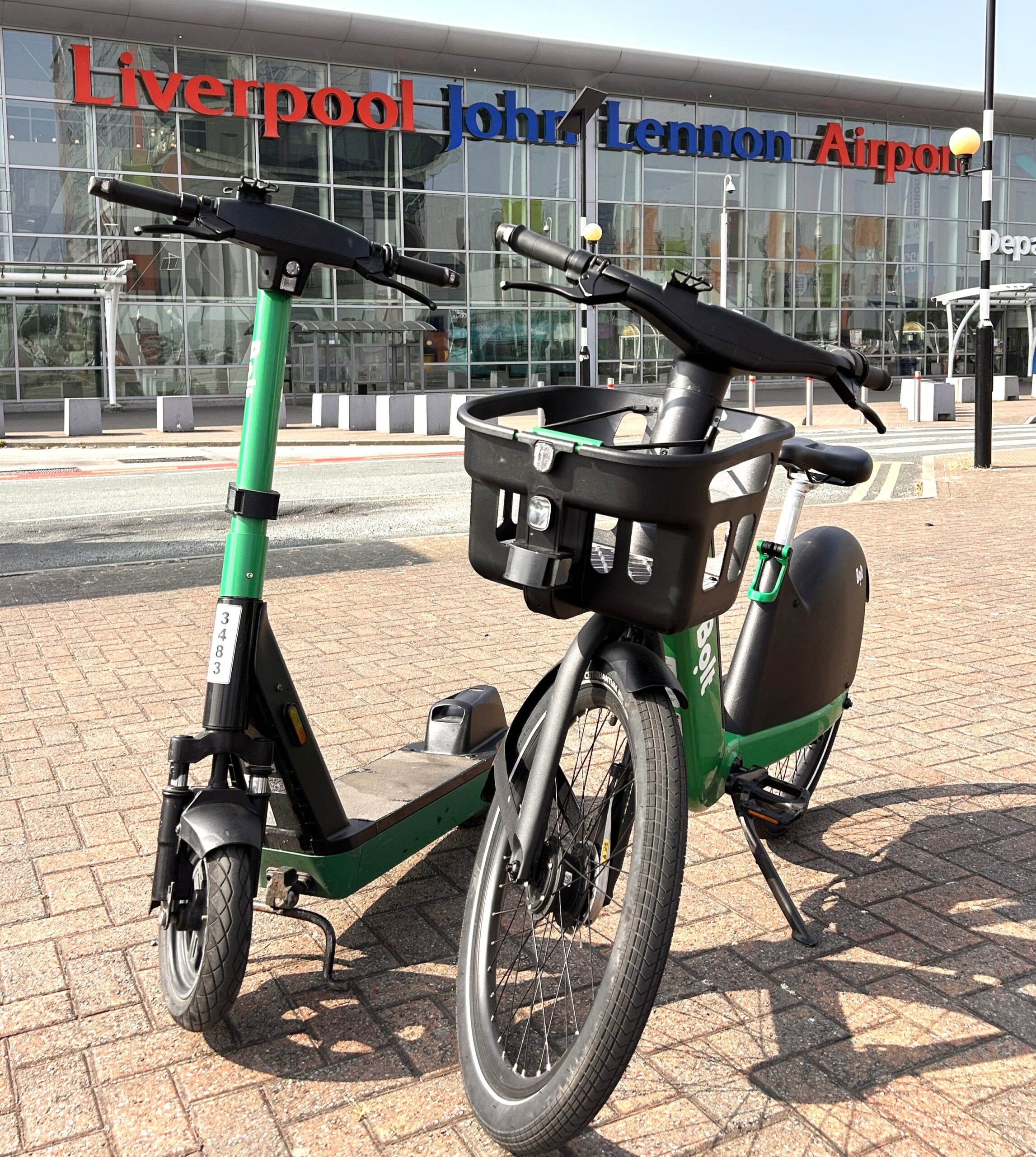 Liverpool John Lennon Airport launches dedicated Bolt scooter and e-bike parking bays