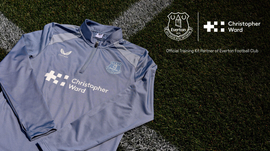 Everton confirm Christopher Ward as club’s first official training kit partner