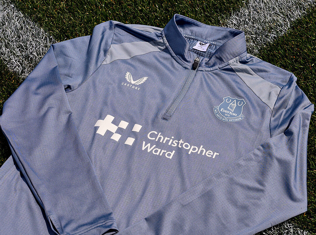 Everton confirm Christopher Ward as club’s first official training kit partner