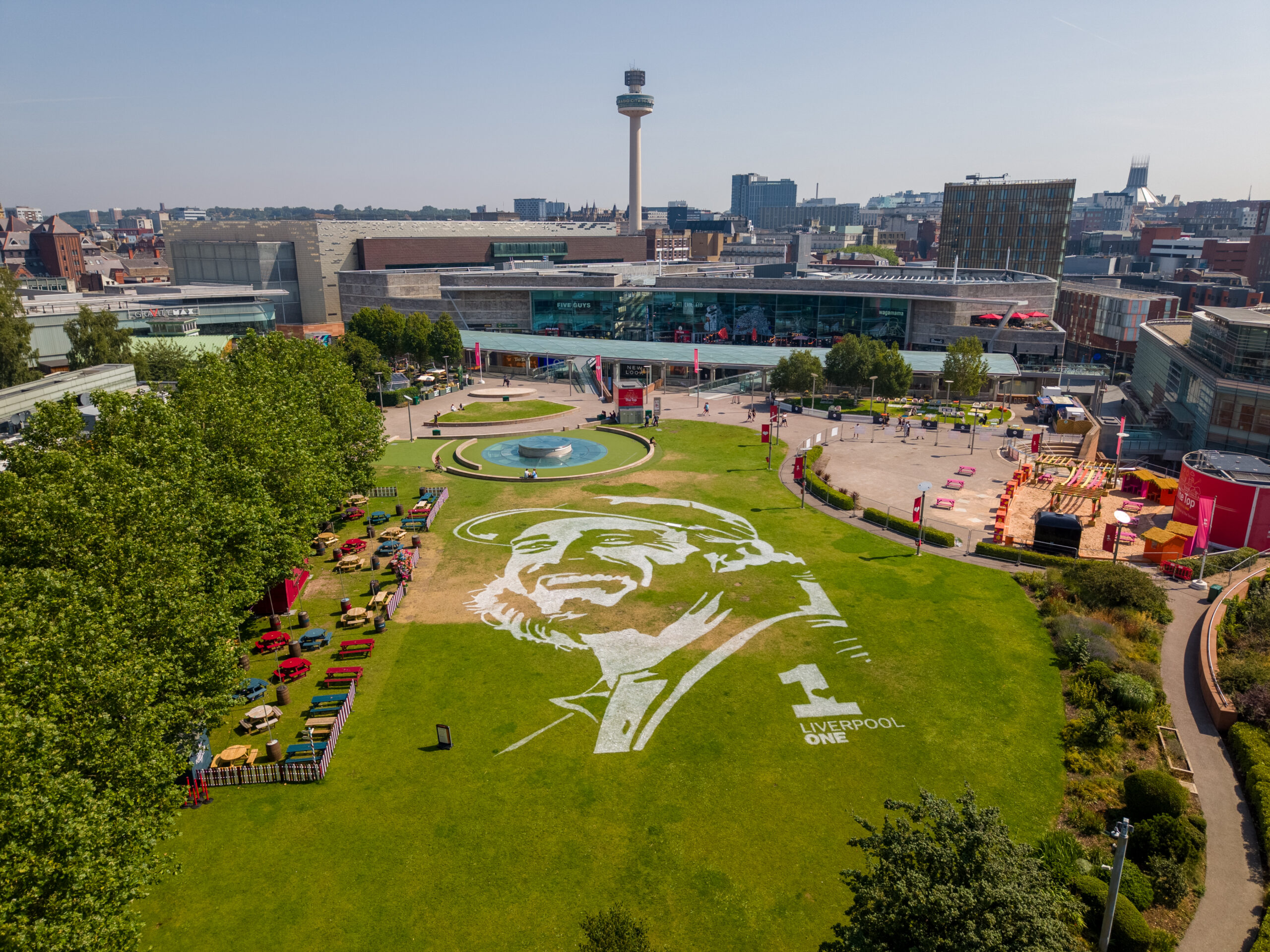 Giant Tommy Fleetwood portrait unveiled in Liverpool ahead of The Open