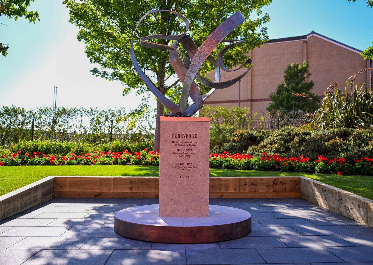 Permanent Anfield memorial unveiled in tribute to Diogo Jota and André Silva