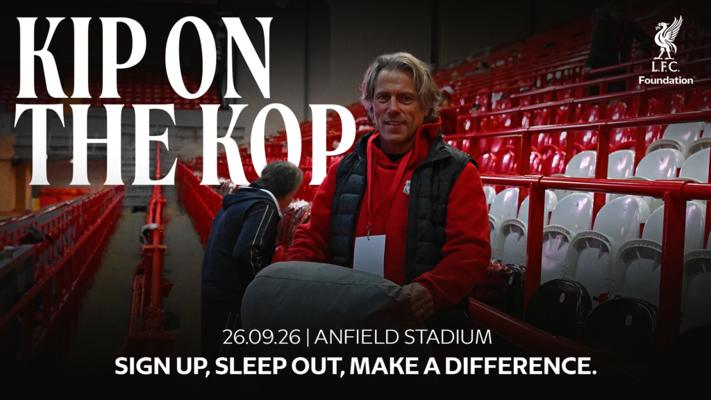 LFC fans invited to sleep on the Kop to support people experiencing homelessness