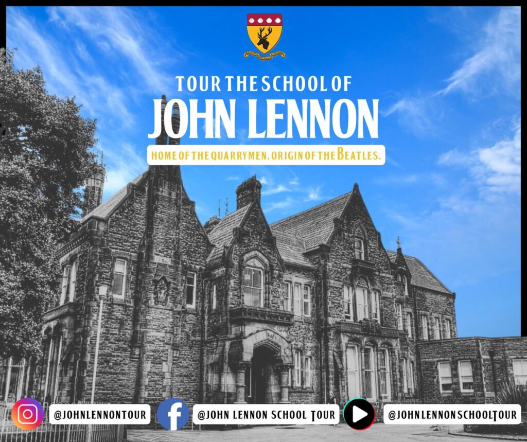 Step inside John Lennon’s former Liverpool school on a unique Beatles tour