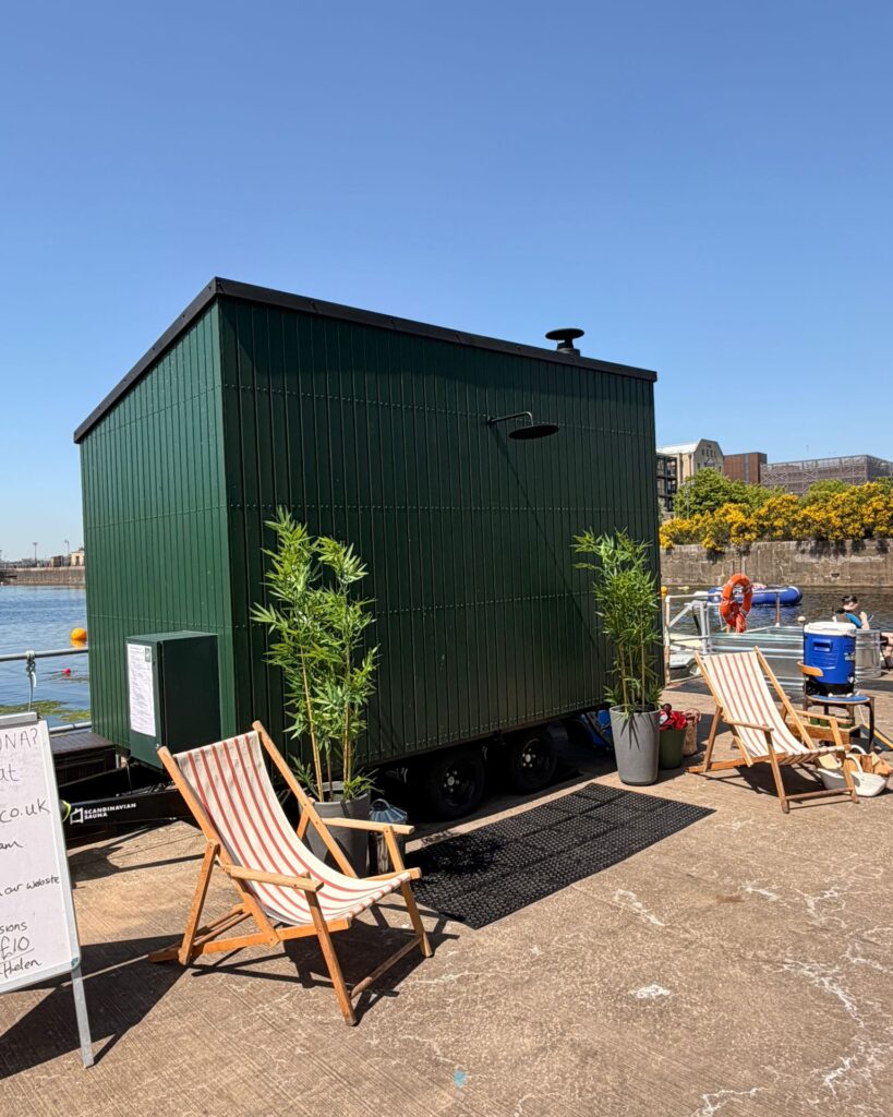 Wood-fired Scandinavian sauna arrives at Liverpool Watersports Centre
