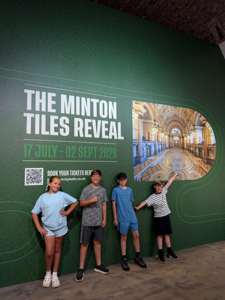 Free children’s tickets available for St George’s Hall Minton Tiles Reveal
