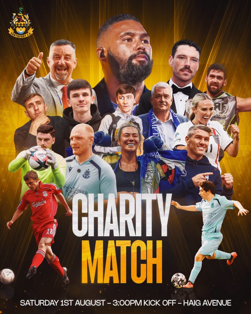 Southport charity football match returns today with star-studded line-up