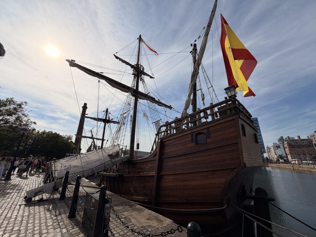 Nao Santa María arrives in Liverpool ahead of opening to visitors