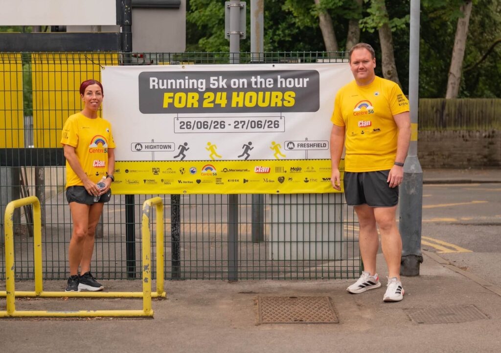 Fundraising champion raises £30,000 for Centre 56 with 24-hour railway relay