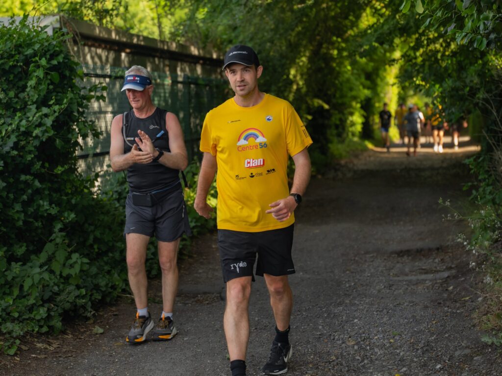 Fundraising champion raises £30,000 for Centre 56 with 24-hour railway relay