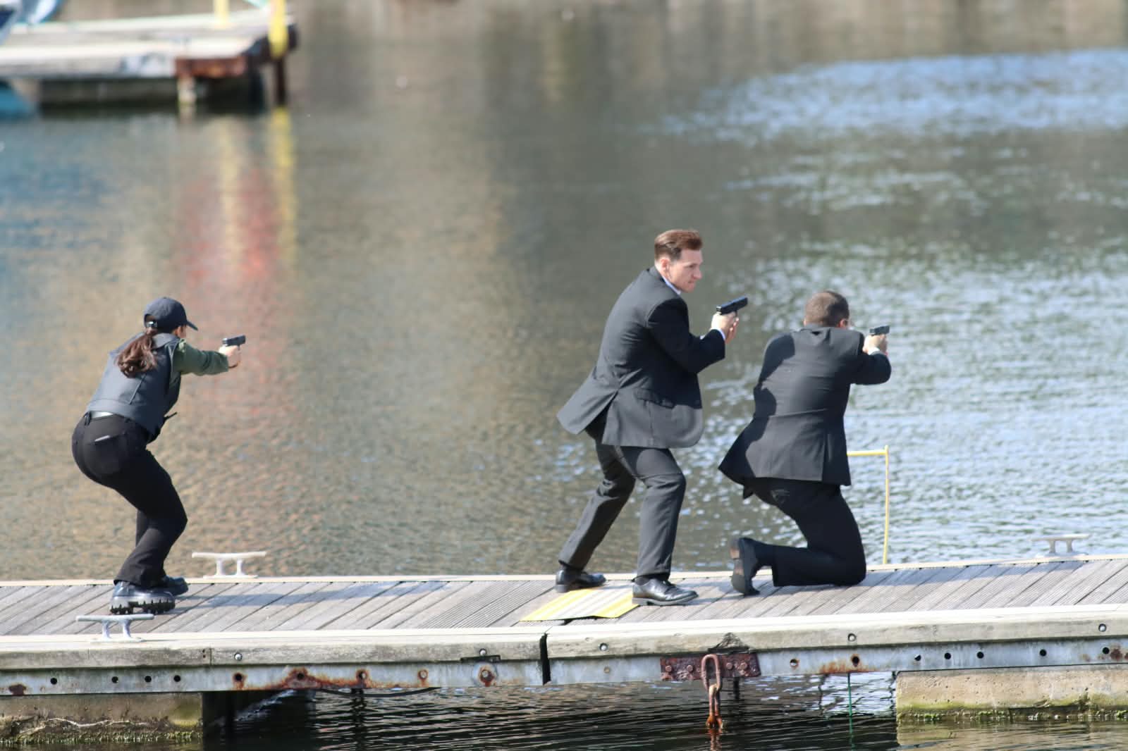 Kit Harington and America Ferrera spotted filming dramatic Army of Shadows scenes in Liverpool
