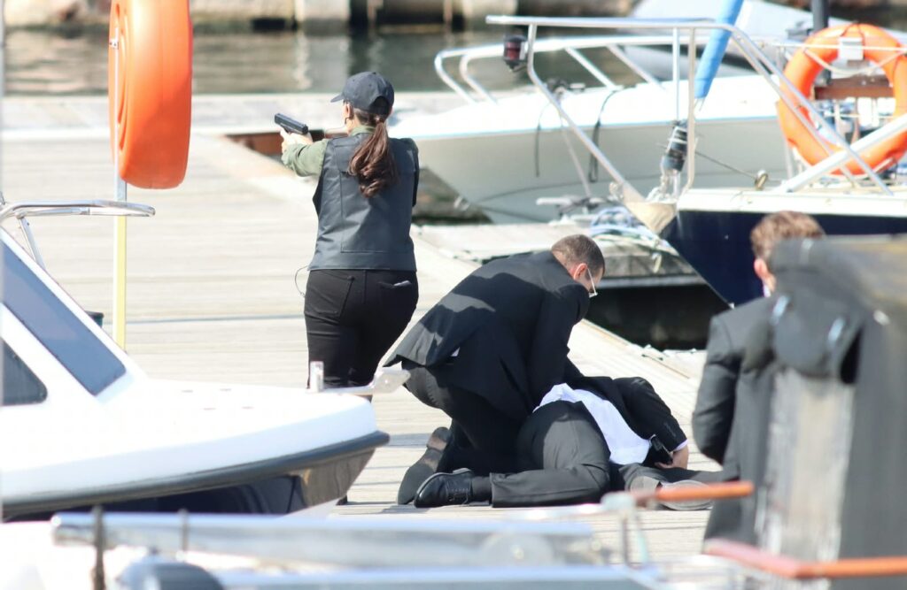 Kit Harington and America Ferrera spotted filming dramatic Army of Shadows scenes in Liverpool