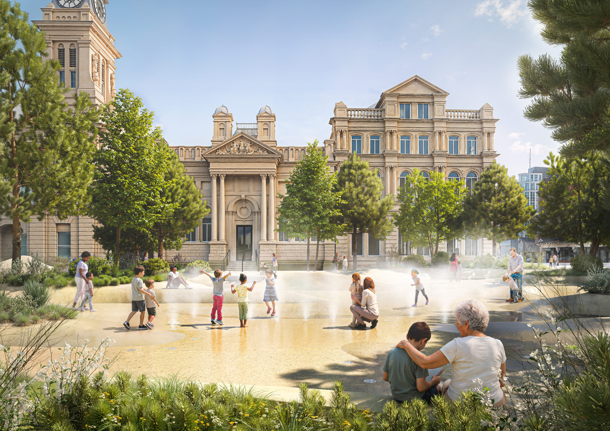 New images reveal £10m vision for Southport Town Hall Gardens