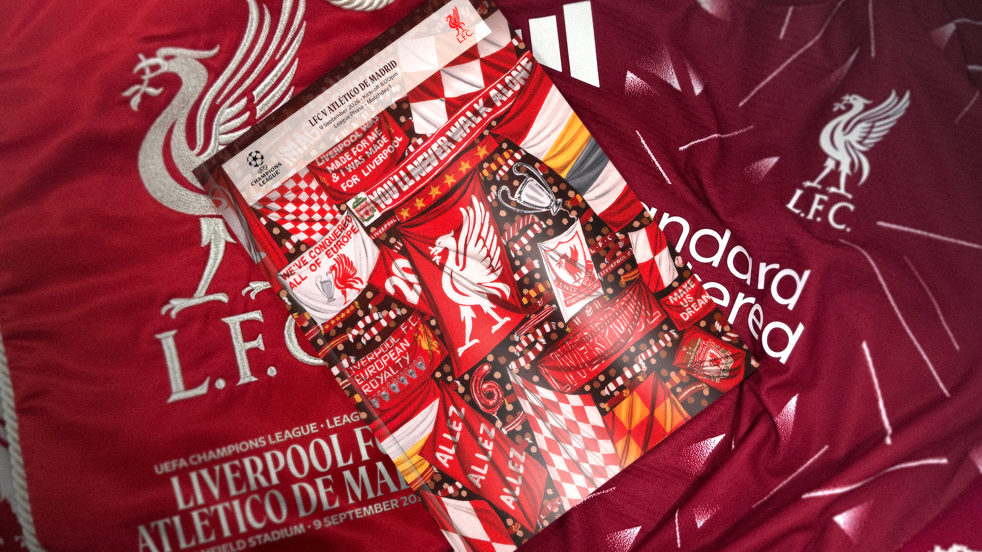 Liverpool FC launches first Champions League matchday programme artist series