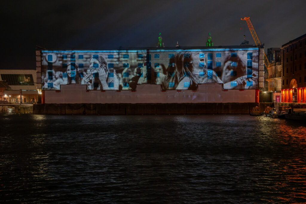 Royal Albert Dock Lights Up Liverpool’s Clubbing History With Special Projection