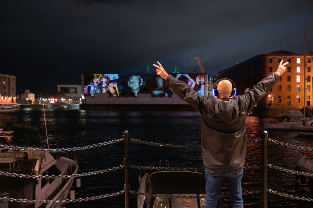 Royal Albert Dock Lights Up Liverpool’s Clubbing History With Special Projection