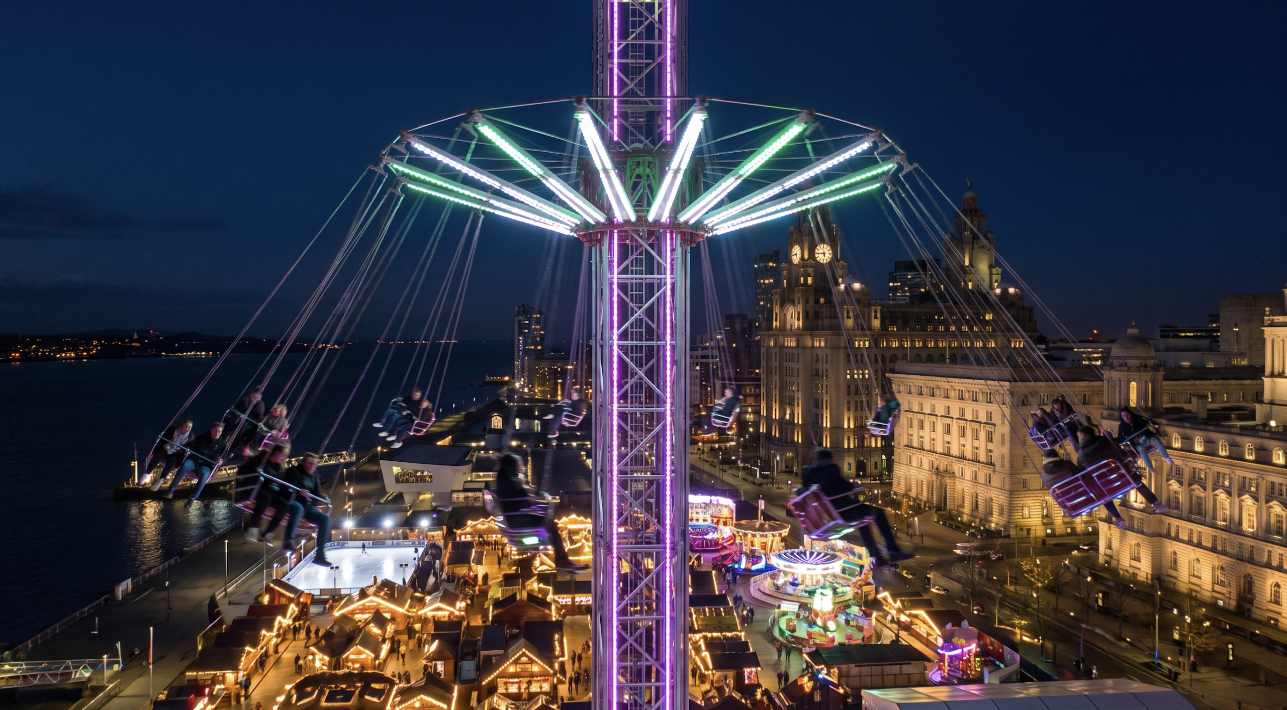 Liverpool Christmas Wonderland to transform Pier Head with 85m Star Flyer and huge ice rink