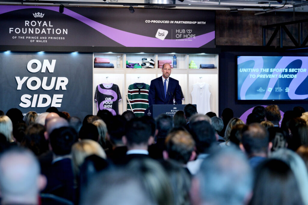 Prince and Princess of Wales visit Everton to launch new suicide prevention initiative