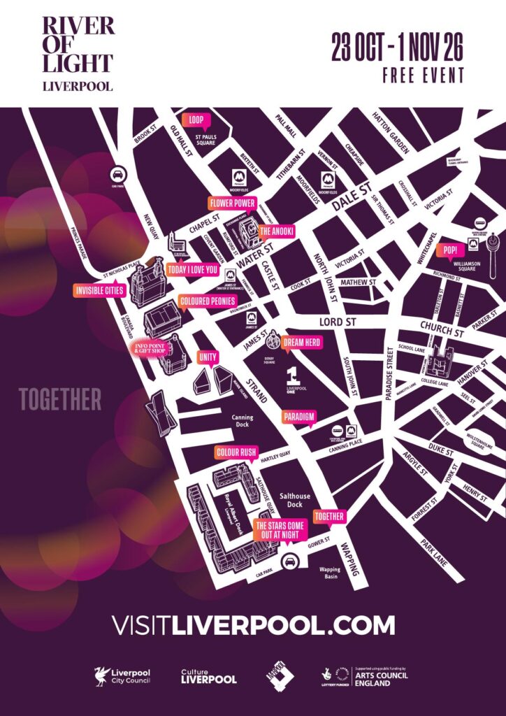 River of Light 2026 to transform Liverpool with 13 spectacular installations