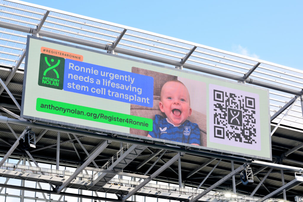 Young Everton fan Ronnie celebrates life-saving stem cell transplant after incredible donor appeal