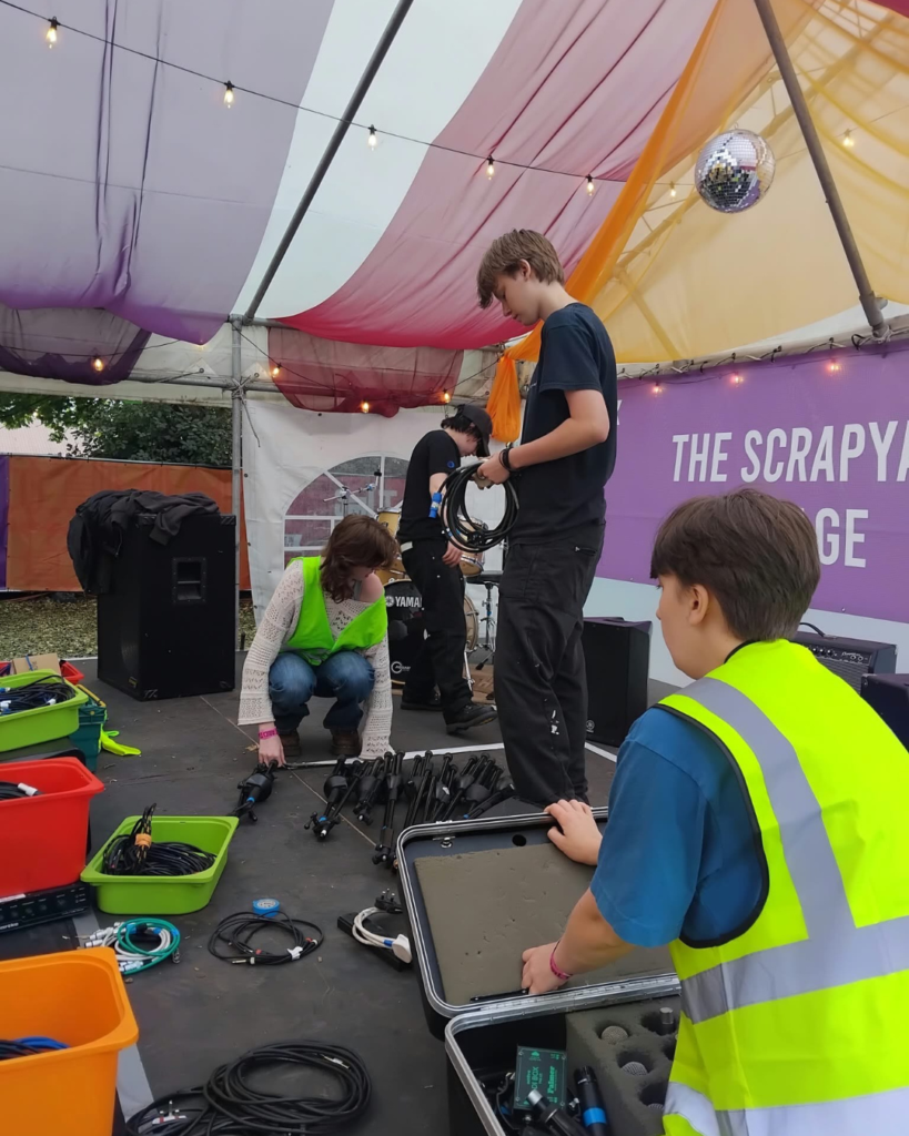 18 young people gain hands-on music industry experience at Salt and Tar Festival