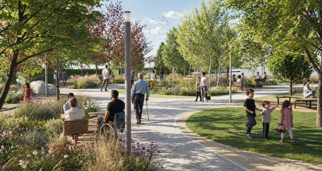 Work begins on major new public park at former Royal Liverpool Hospital site