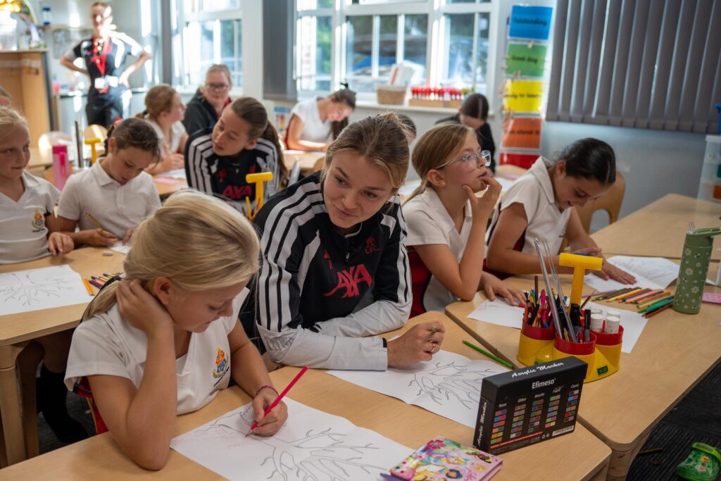 Liverpool FC Women stars inspire young pupils through LFC Foundation mental wellbeing programme