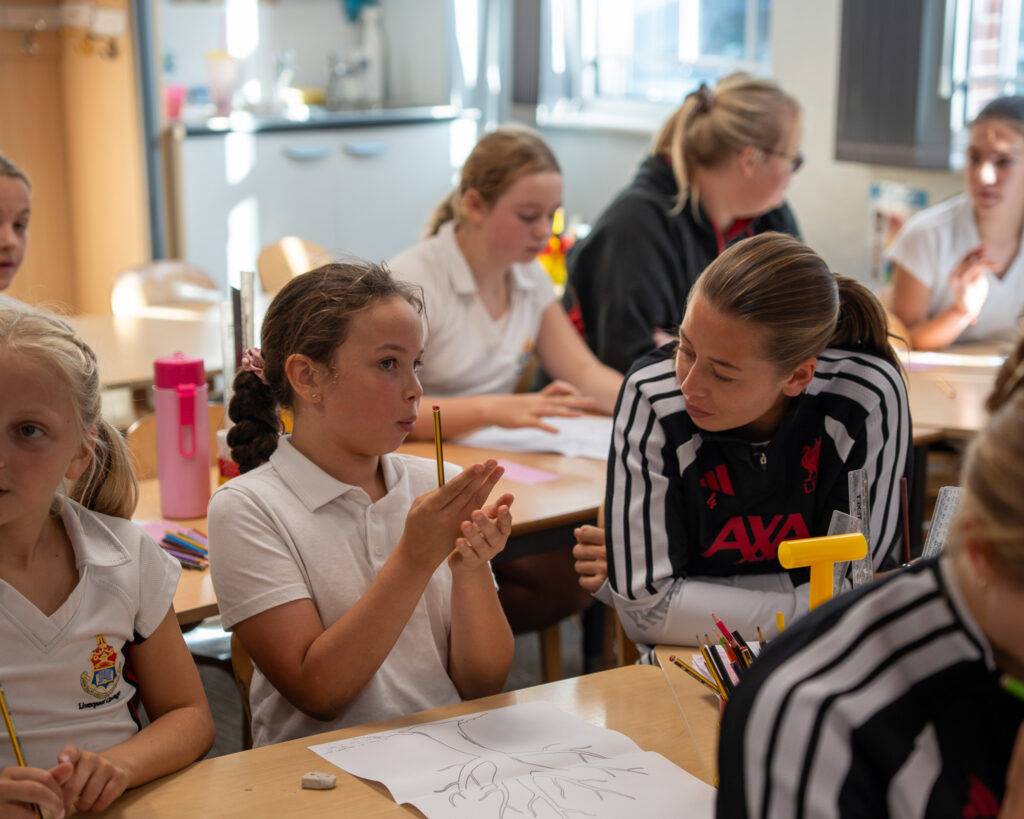 Liverpool FC Women stars inspire young pupils through LFC Foundation mental wellbeing programme
