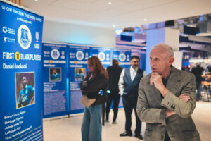 Everton celebrates club’s first 11 Black male players with Black History Month exhibition