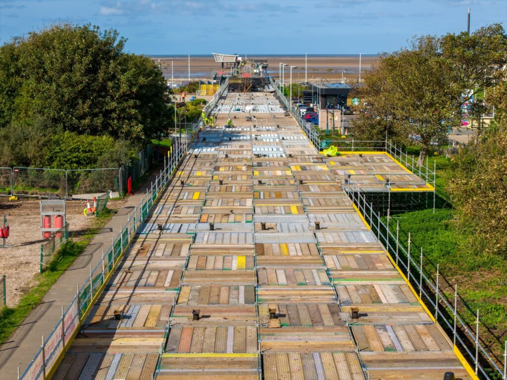 Sensational drone pictures reveal scale of £20m Southport Pier restoration