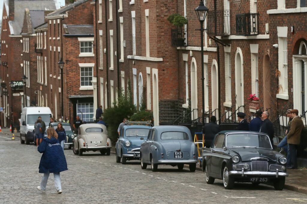John Lennon’s art school days recreated as Beatles filming continues in Liverpool