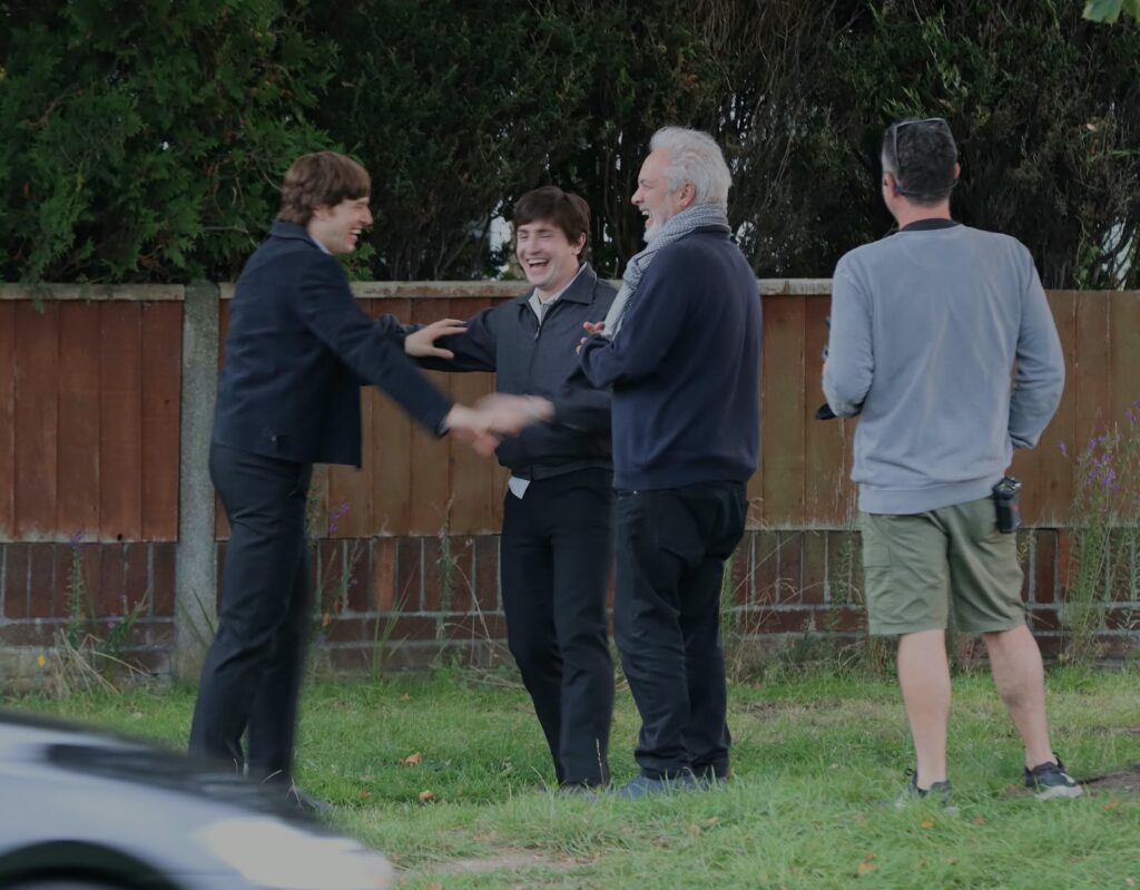 Paul Mescal and Harris Dickinson spotted filming final Beatles scenes at John Lennon's childhood home