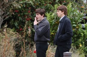 Paul Mescal and Harris Dickinson spotted filming final Beatles scenes at John Lennon's childhood home