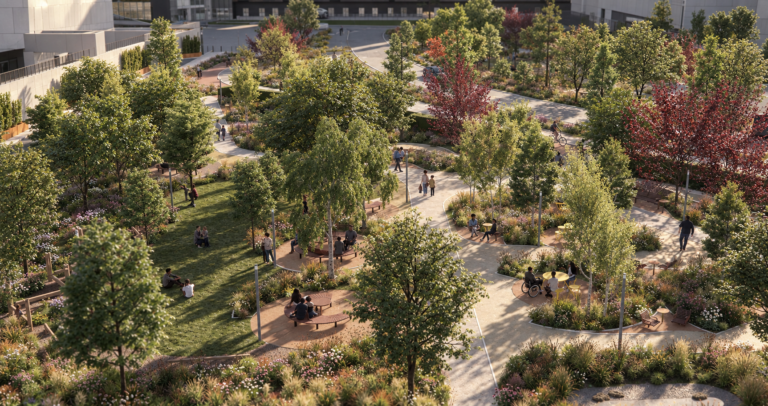 Work begins on major new public park at former Royal Liverpool Hospital site