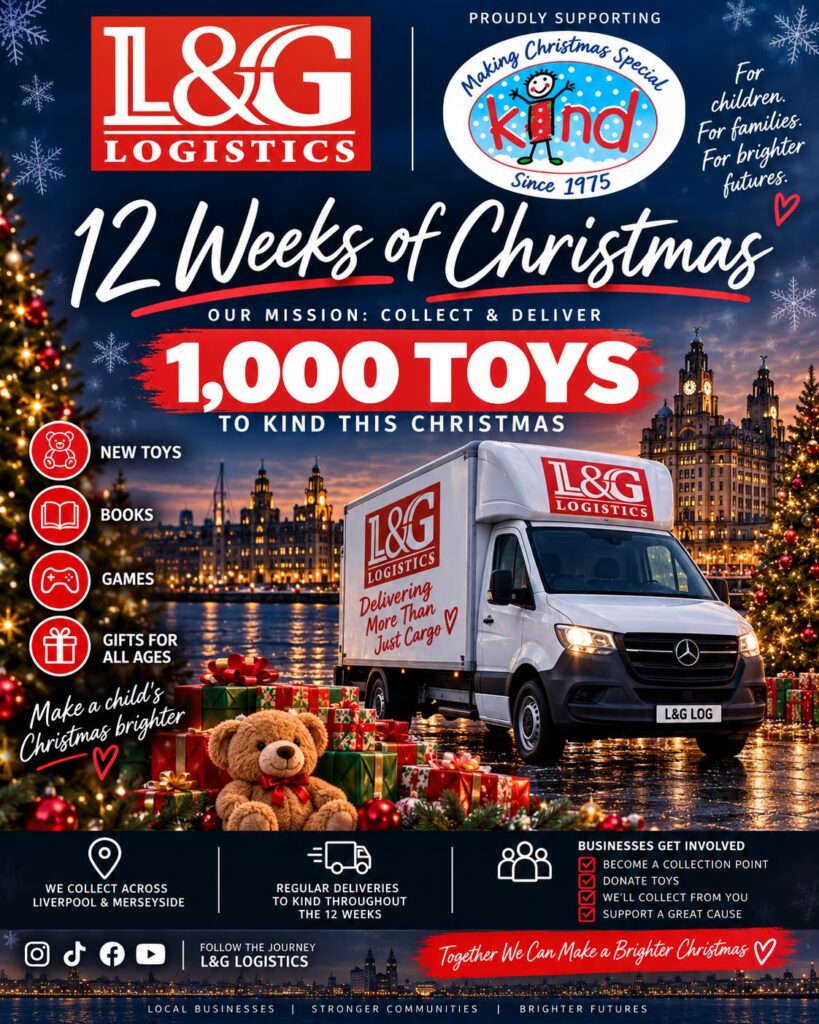Liverpool logistics company launches Christmas appeal to collect 1,000 toys for local children