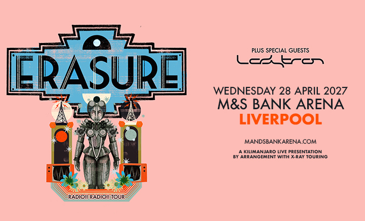 Erasure tickets on sale today for Liverpool M&S Bank Arena show