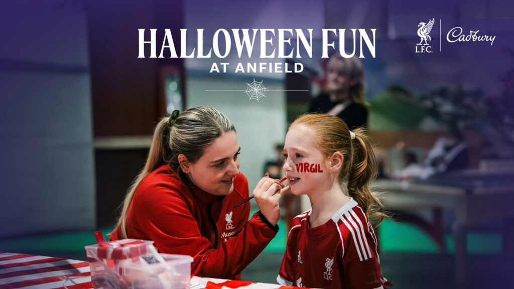 Liverpool FC announces Halloween activities at Anfield for October half-term